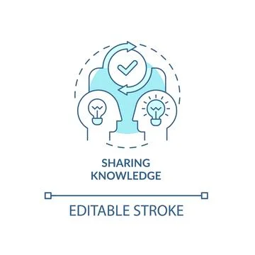Knowledge transfer concept icon イラスト素材