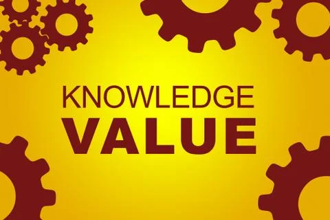 Knowledge Value concept Stock-Illustration
