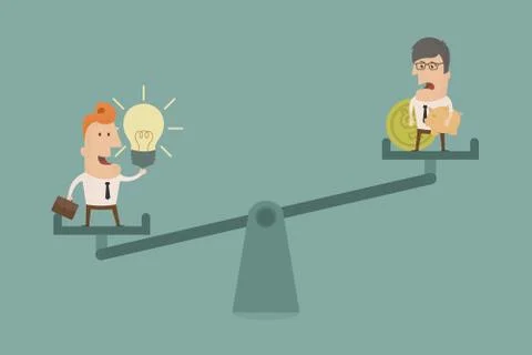 Knowledge value in gold coins , eps 10 vector format Stock Illustration