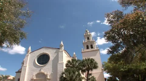 Knowles Memorial Chapel Stock Footage 8950821