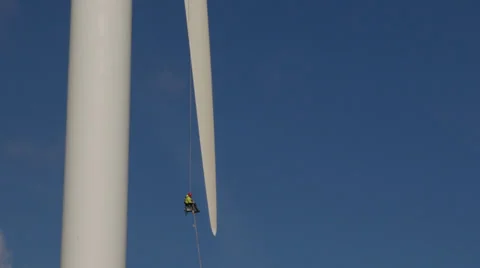Known as Gulliver, Ness Point Wind Turbine, Lowestoft, England, United Kingdom Stock Footage 38926814