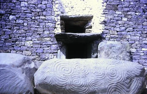Knowth Irish Cnóbha Stock Photos