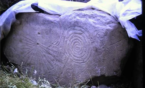 Knowth Irish Cnóbha Stock Photos