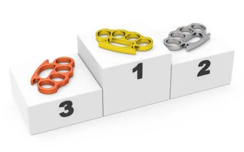 The knuckledusters Illustrazione stock