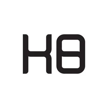 Ko initial letter vector logo icon Illustrazione stock