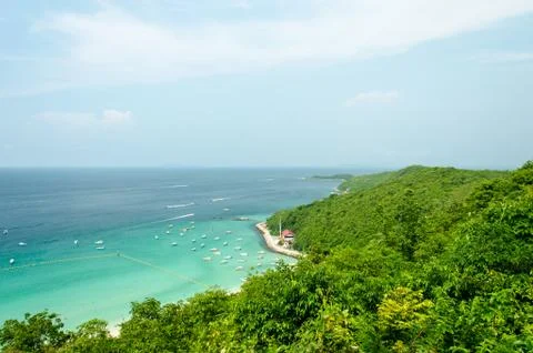 Ko lan island in thailand. Foto stock