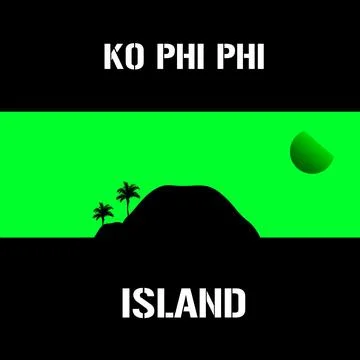 Ko Phi Phi Island Illustrazione stock