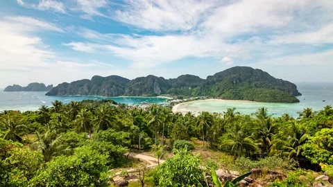 Ko Phi Phi island Thailand timelapse Stock-Footage 130476306