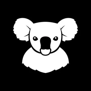 Koala Bear Sign Logo. Vector 库存插图