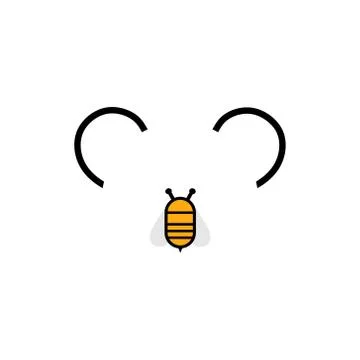 Koala bee vector illustration Stock Illustration