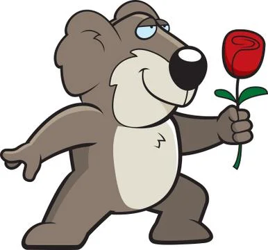 Koala Flower Stock Illustration