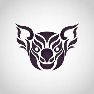 Koala logo vector Stock Illustration
