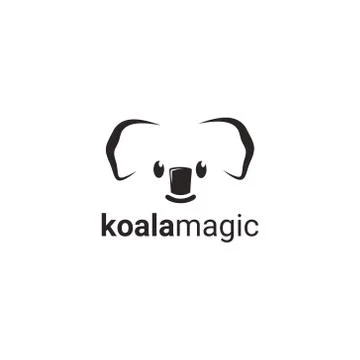 Koala magic vector illustration Stock Illustration