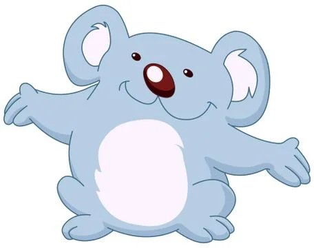 Koala presenting Stock Illustration