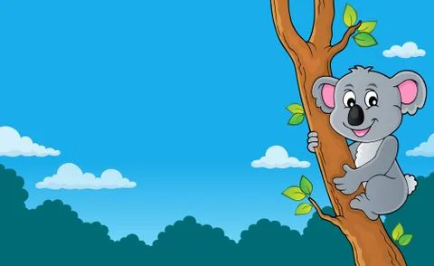 Koala theme image Stock Illustration