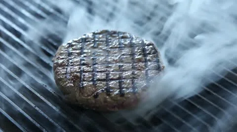 Kobe Burger on a griddle  Stock Footage 21022770