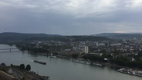 Koblenz city Stock Footage 114163616