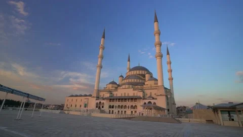 Kocatepe Mosque, Ankara Video stock 178119694