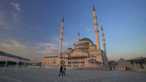 Kocatepe Mosque, Ankara Video stock 178120341