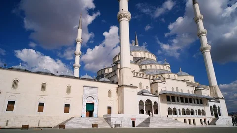 Kocatepe Mosque, Ankara, Turkey Stock Footage 107645530