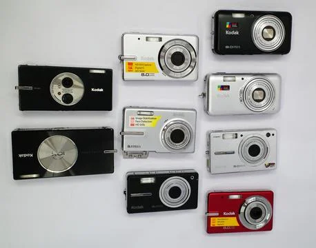 Kodak Easyshare digital compact cameras 写真素材