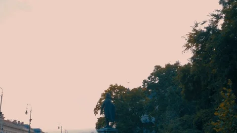 Kodaly circus at dawn in Slow motion Stock Footage 91277237
