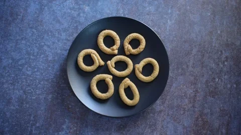 Kodubale Indian snack Stock Footage 152201122