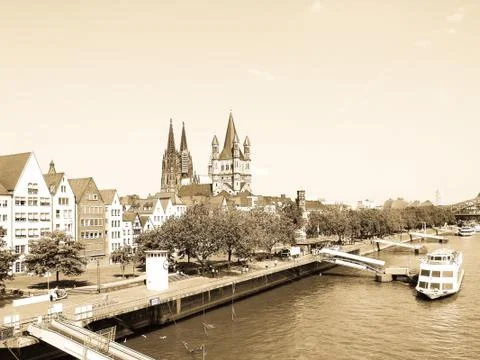 Koeln panorama Stock Photos