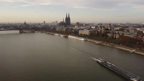 Koeln Rhein 02 库存影片 164114353