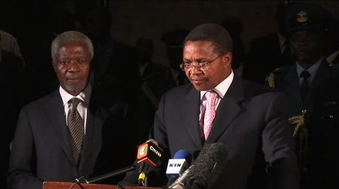 Kofi Annan Stock Footage 296545