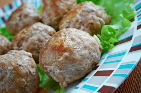 Kofta -  meatballs Stock Photos