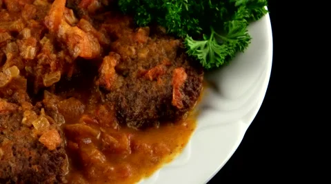 Kofte or Kofta, Middle East cuisine, meat dish, loop Stock Footage 61708604