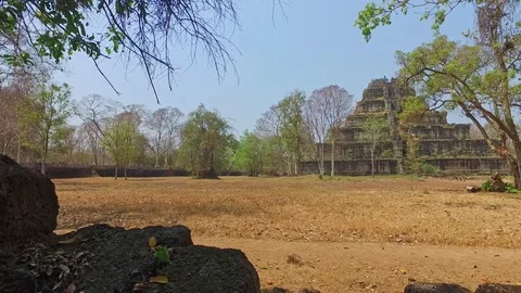 Koh Ker Pyramid Stock Footage 73239558