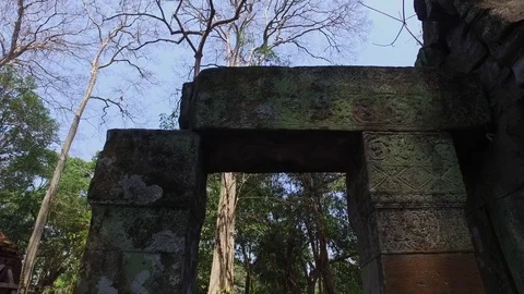 Koh Ker Temple Interior Structure Stock Footage 73239860