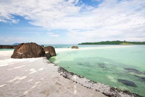 Koh kham beach Stock Photos