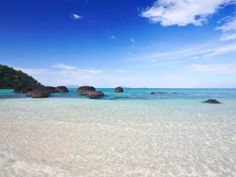 Koh kham beach Stock Photos