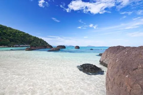 Koh kham beach Stock Photos