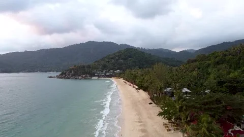 Koh Phangan beach Stock Footage