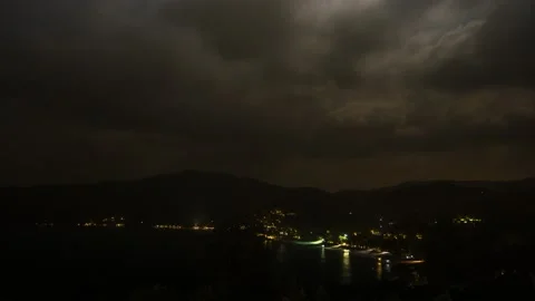 Koh Phangan Night Sky Clouds 動画素材 230910627