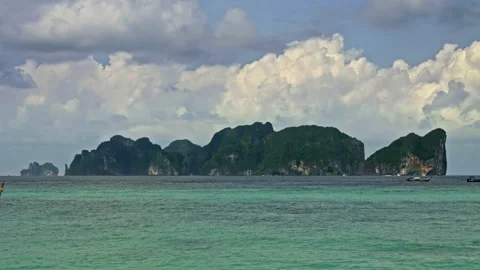 Koh Phi Phi Leh Island Timelapse, from Koh Phi Phi Don, Thailand Видео 341713147