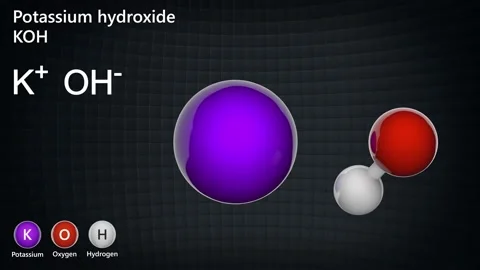 KOH Potassium hydroxide Stock Footage 146058879