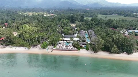 Koh Samui Aerial Drone Stock Footage 280840858