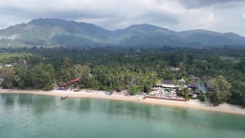 Koh Samui Aerial Drone Stock Footage 280840859