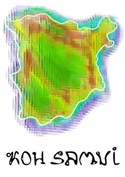 Koh samui Stock Illustration