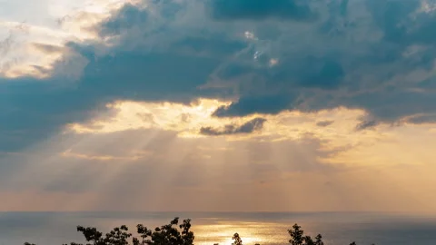 Koh Tao Sunrays Stock Footage 237058376
