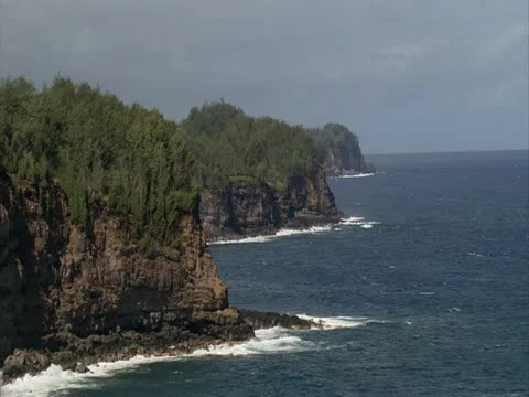 Kohala Coastline Stock Footage 22243559