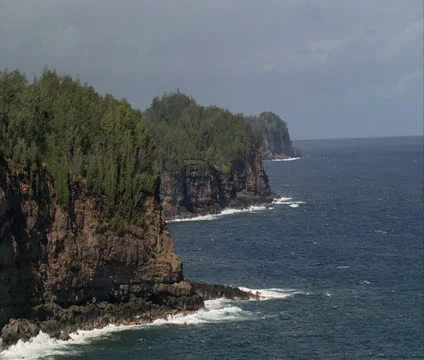 Kohala Coastline Stock Footage 22729328