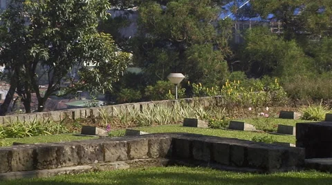 Kohima War Cemetry Stock Footage 58336978