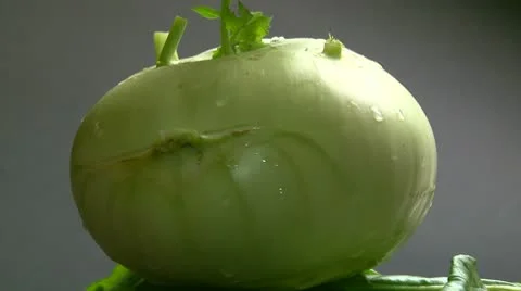 Kohlrabi Vídeo Stock 10730546