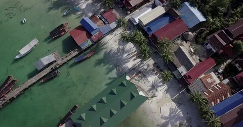 Kohrong From Above Stock Footage 78716592